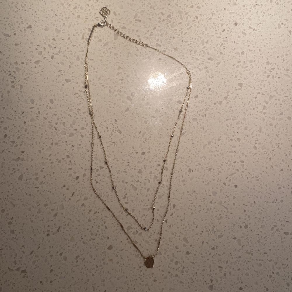 Kendra Scott layered necklace - gold